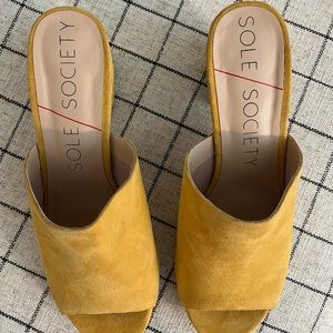 Brand new never worn mules!